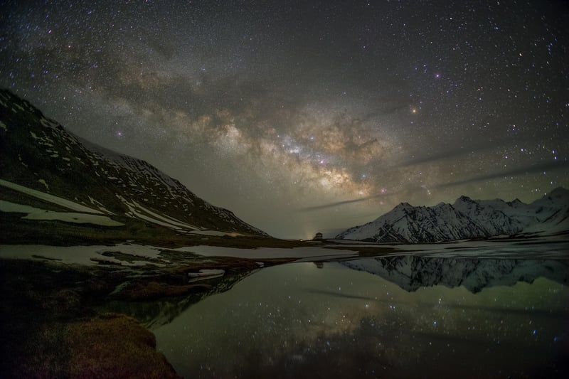 Self-discovery night sky